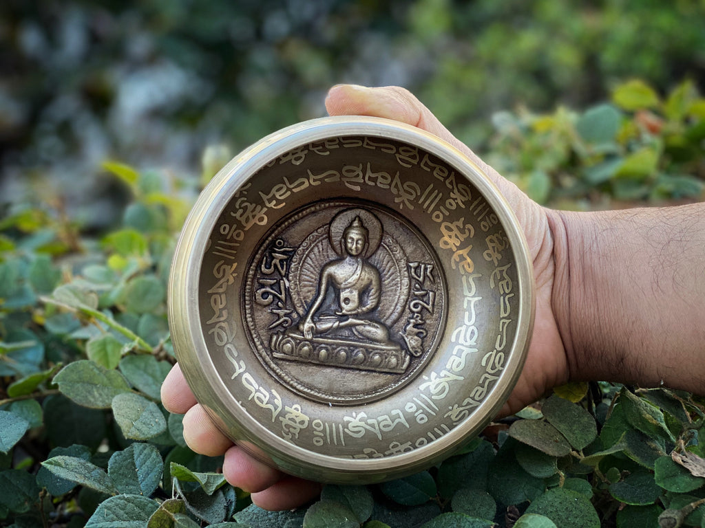 Buddha Tibetan Singing Bowl (5.5 inch) – Meditation, Healing