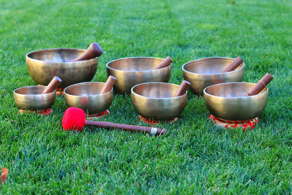 7 Chakra Singing Bowl Set | Meditation & Healing Bowl for Energy Balancing, Yoga, Reiki and Mindfulness
