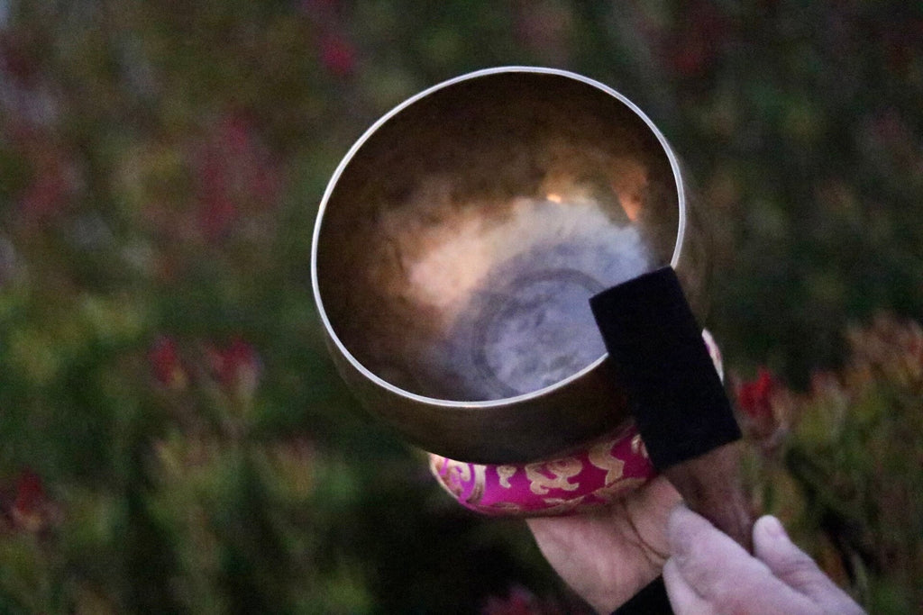 Hand Hammered Tibetan Singing Bowl 7" for Meditation, Yoga, Healing