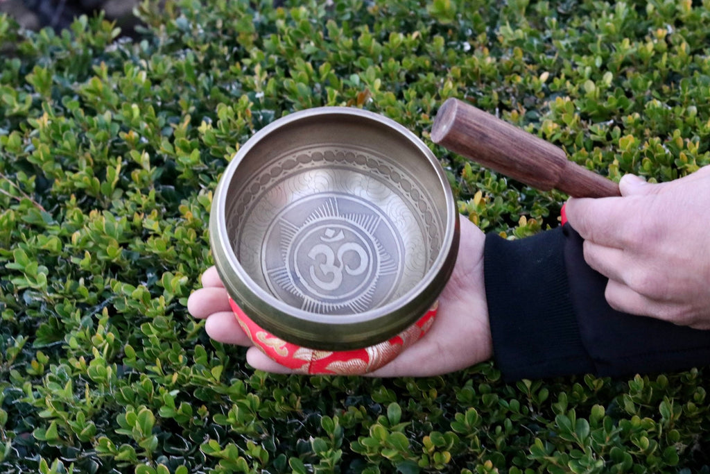 5" Bronze Mantra Singing Bowl | Yoga, Meditation & Sound Therapy