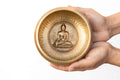 Buddha Hand-Hammered Tibetan Singing Bowl for Meditation and Sound Therapy