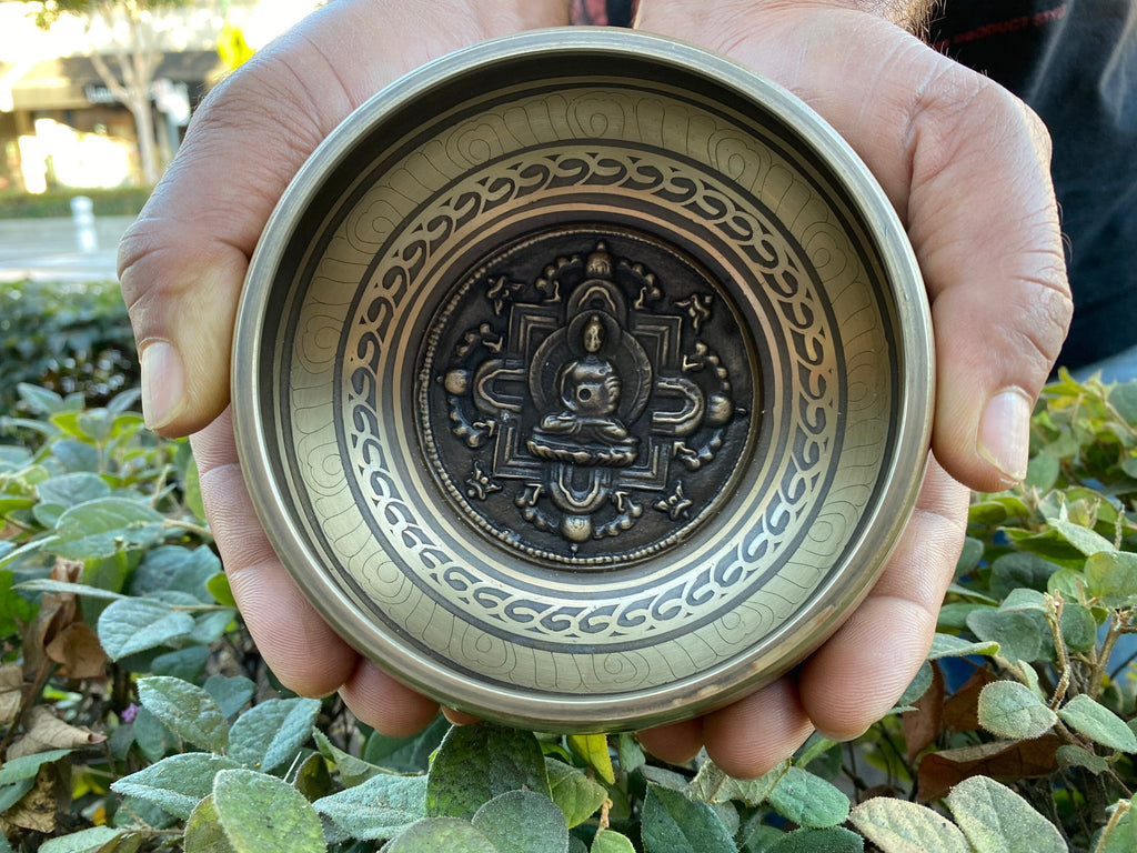 Buddha Tibetan Singing Bowl (5.5 inch) – Meditation, Healing
