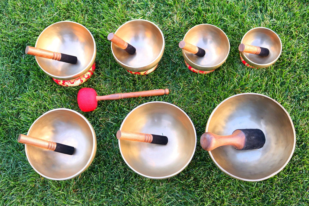 7 Chakra Singing Bowl Set | Meditation & Healing Bowl for Energy Balancing, Yoga, Reiki and Mindfulness