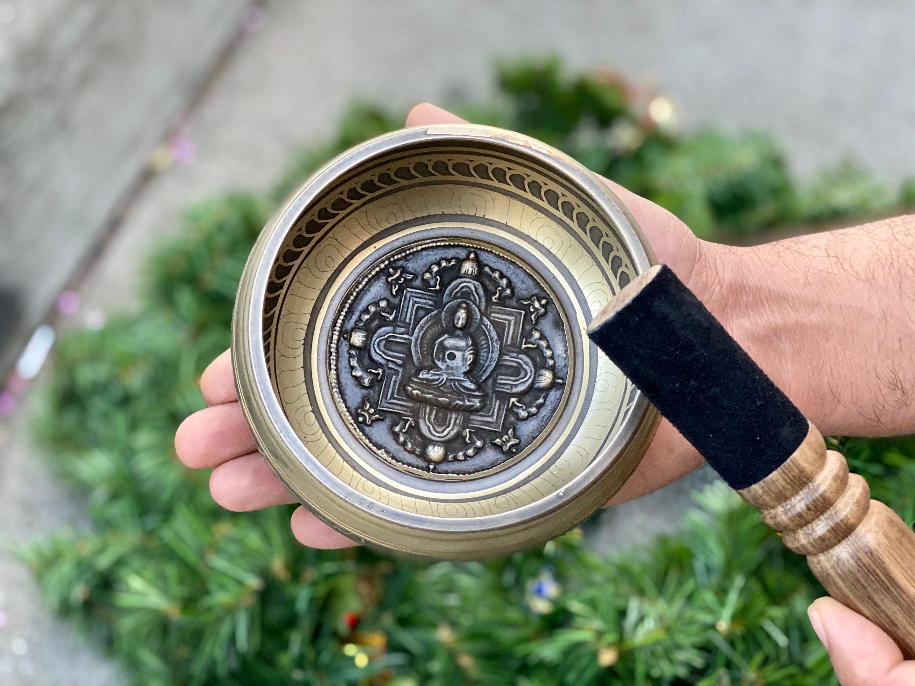 5.5" Tibetan Buddha Singing Bowl, Meditation, Sound Therapy