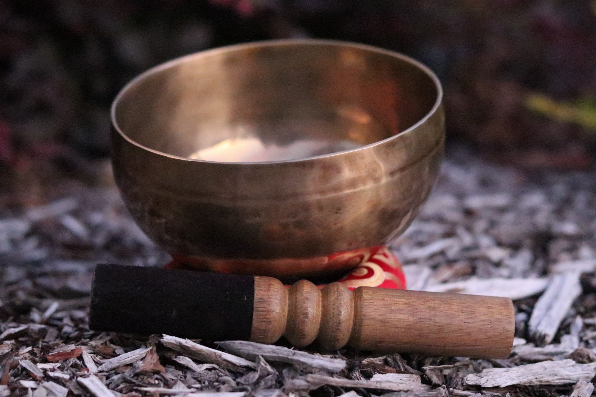 Hand Hammered Tibetan Singing Bowl 7" for Meditation, Yoga, Healing